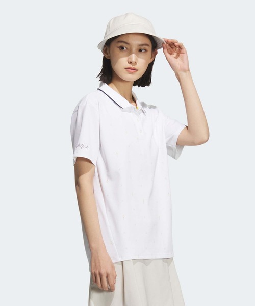 ゴルフ 半袖ポロシャツ レディースM相当 adidas ポロシャツ ポロ モノグラム 半袖ポロ「adidas Golf