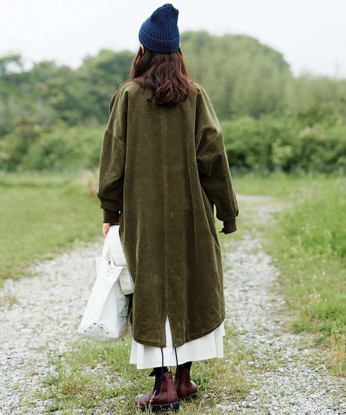 サニークラウズ モッズコート アウター 大きいサイズ 完売品 Sunny clouds（サニークラウズ） コート X-LARGE アーミー レディース