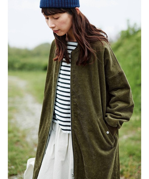 サニークラウズ モッズコート アウター 大きいサイズ 完売品 Sunny clouds（サニークラウズ） コート X-LARGE アーミー レディース