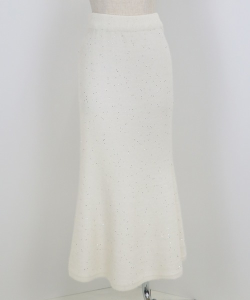 「BLUEEAST」 ニットスカート MEDIUM ブラック レディース_画像8