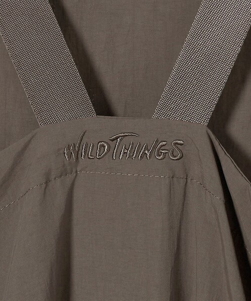 WILD THINGS ジャンパースカート 「別注」「WILD THINGS」サイド