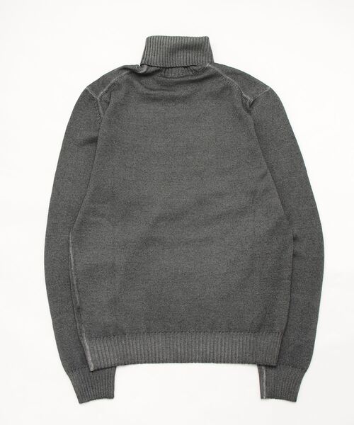 「Gran Sasso」 タートルネックニット 48 ブルー メンズ_画像2