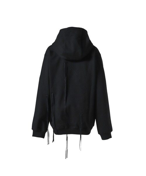 NACHE フーディ NACHE パーカー SHIRRING HOODIE SWEAT SHIRT レディース