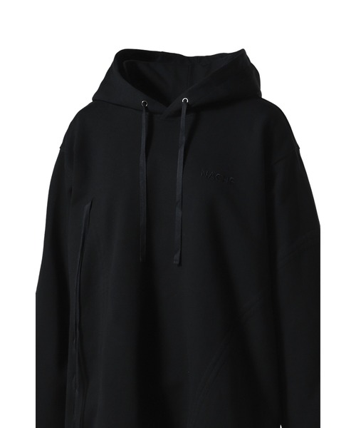 パーカー SHIRRING HOODIE SWEAT SHIRT レディース NACHE パーカー SHIRRING HOODIE SWEAT SHIRT レディース