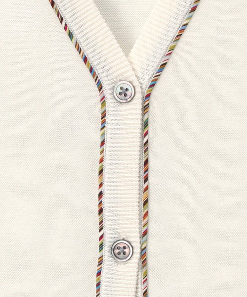 希少！ポールスミス！マルチストライプ！カーディガン Paul Smith（ポール・スミス） カーディガン ウィメンズ パイピング