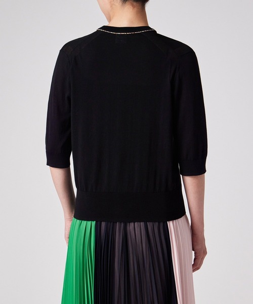 Paul Smith ポールスミスレディースネイビー ストライプ カーディガン Paul Smith（ポール・スミス） カーディガン ウィメンズ パイピング