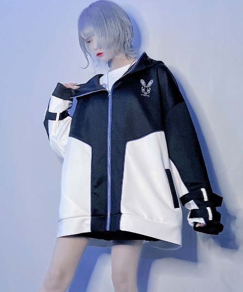 ililil サイバーパーカー　イルイルイル　ジップパーカー ililil サイバーパーカー イルイルイル ジップパーカー