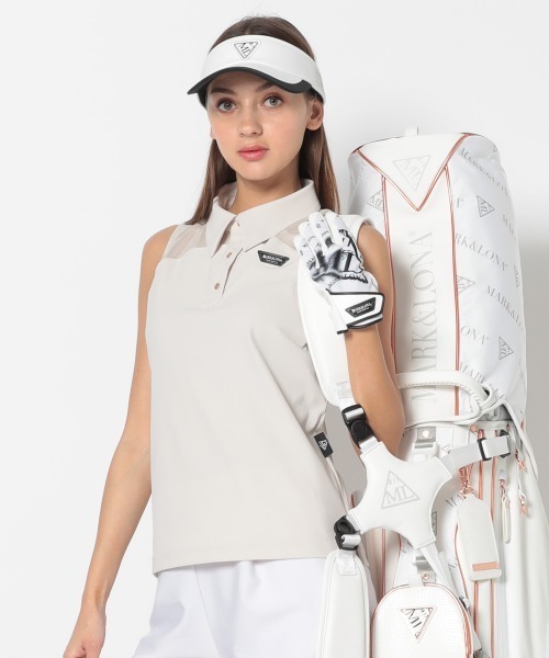 マーク&ロナ　MARK&LONA レディース　ポロシャツ　新品 MARK&LONA ポロシャツ ポロ Ever Precision 1/2 Zip Polo