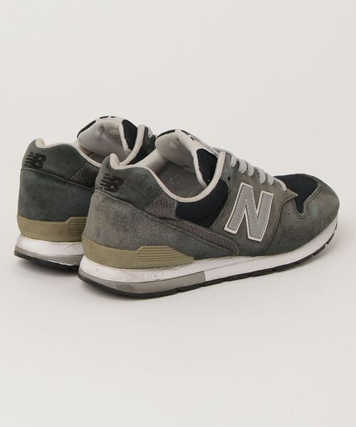 「New Balance」 ローカットスニーカー 24.5cm グレー レディース