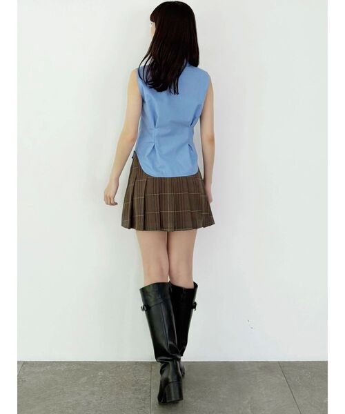 く*☆様 MERCURYDUO プリーツミニスカパン　ミニスカート　インパン　春 MERCURYDUO スカート チェックプリーツミニスカパン : ZOZOTOWN
