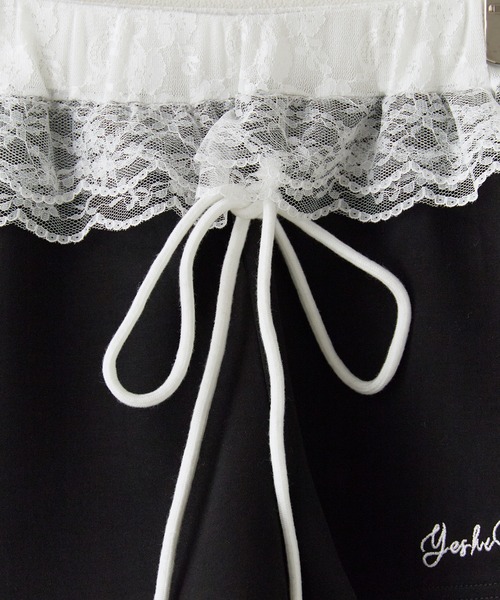 ROOP TOKYO パンツ Floral lace shorts / 花柄レース刺繍付き ショート