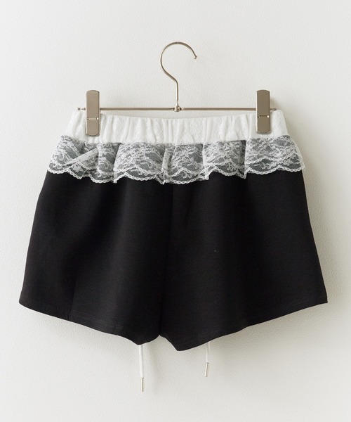 ROOP TOKYO パンツ Floral lace shorts / 花柄レース刺繍付き ショート
