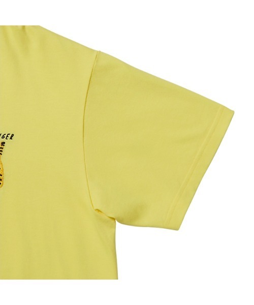 陽 ページ THE Yon tシャツ 小花柄シアーハーフスリーブプルオーバー