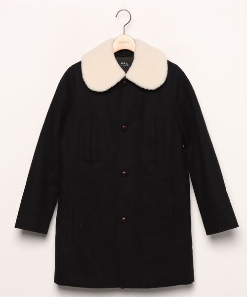 「A.P.C.」 コート SMALL ブラック レディース
