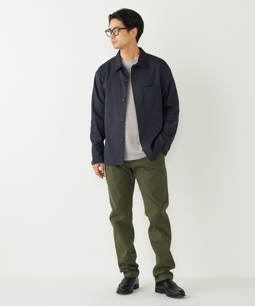 【大幅セール中】シップス　チノパン　ネイビー SHIPS Primary Navy Label:チノパンツ（チノパンツ）｜SHIPS（シップス