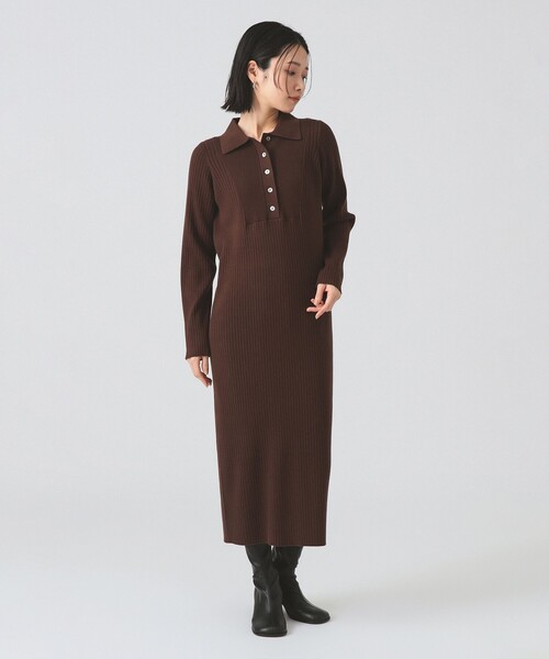 Ray BEAMS（レイ ビームス） ワンピース 「ビームスの百名品」リブ