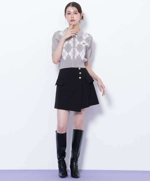 JILL STUART♡ポリシアミドルネックニット BEARシリーズ＞インターシャニット | JILL by JILL STUART（ジル バイ