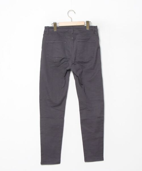「antiqua」 スキニーデニムパンツ M チャコールグレー メンズ