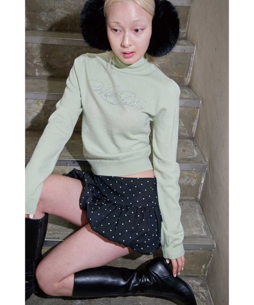 Heart Tattoo スカート Dot Balloon Mini Skirt / ドットバルーンミニ