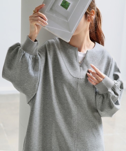 HUG.U（ハグユー） チュニック 長袖ポンチチュニック : ZOZOTOWN Yahoo