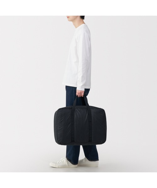 無印良品（MUJI） ボストンバッグ たためる 撥水 旅に便利なボストン