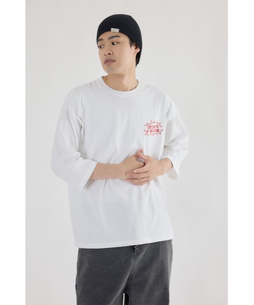 売約済み。RCWB ホワイトとグレー ノべルティTシャツ無料進呈 5．6oz ハイクオリティーTシャツ 5001－01 006 ミックス