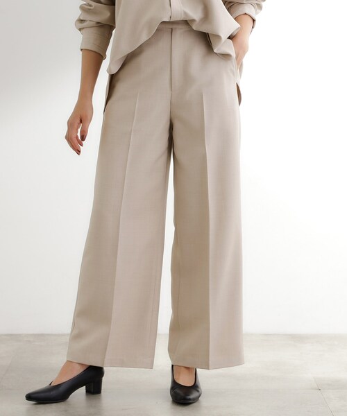 grove（グローブ） パンツ 「カセット服」洗えるストレートワイド