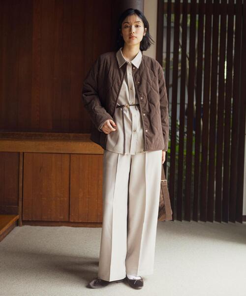 grove（グローブ） パンツ 「カセット服」洗えるストレートワイド