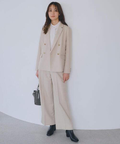 grove（グローブ） パンツ 「カセット服」洗えるストレートワイド