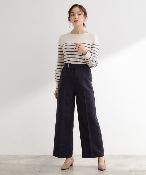 grove（グローブ） パンツ 「カセット服」洗えるストレートワイド