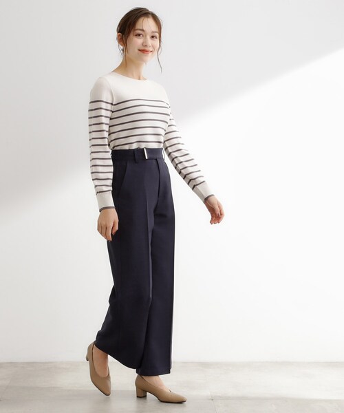 grove（グローブ） パンツ 「カセット服」洗えるストレートワイド