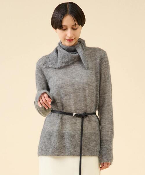 martinique（マルティニーク） ニット セーター ライトモヘヤプル