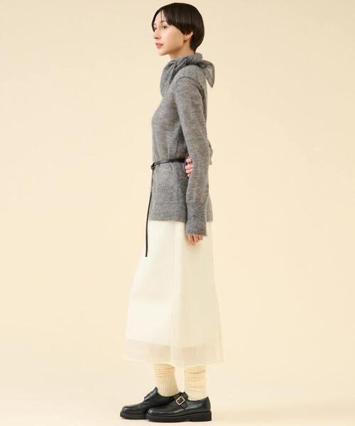 マルティニーク　フード付きニットプルオーバー ダブルフェイスニットパーカー｜martinique（マルティニーク）｜商品