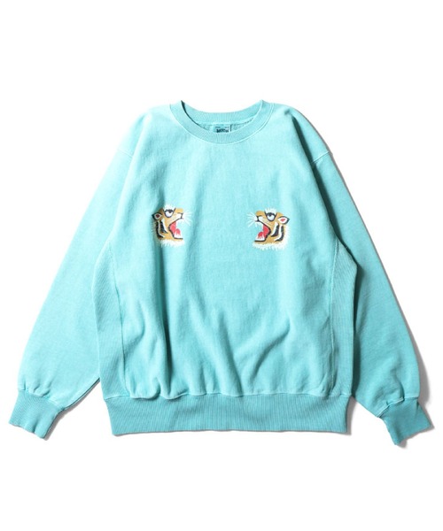 HOUSTON（ヒューストン） トレーナー スウェット ピグメントリバース