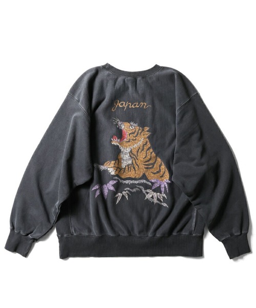 HOUSTON（ヒューストン） トレーナー スウェット ピグメントリバース