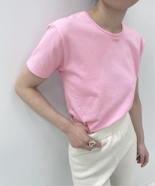 「EDIT. FOR LULU」 半袖Tシャツ FREE ベージュ レディース_画像7