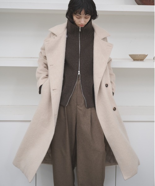 AIC. コート チェスターコート 2WAYシャギースタンドカラーオーバー