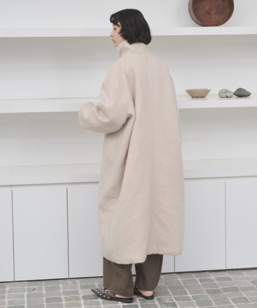 AIC. コート チェスターコート 2WAYシャギースタンドカラーオーバー