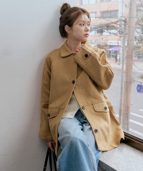UNE MANSION（ユヌマンション） コート アウター シングルボタン