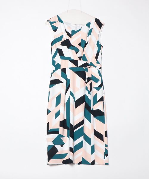 PINKY&DIANNE グリーンノースリーブワンピース(サイズ34) PINKY&DIANNE（ピンキー アンド ダイアン） ノースリーブワンピース 38