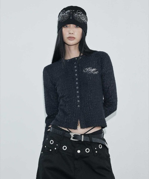 NIIER NOR ニット帽 ニットキャップ A'GEM/9 × .kom 「NIIER NOR