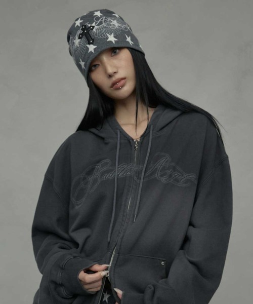 NIIER NOR ニット帽 ニットキャップ A'GEM/9 × .kom 「NIIER NOR