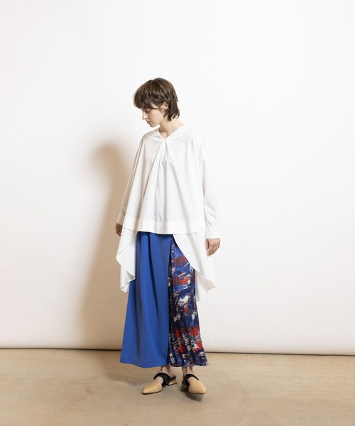 「OSMOSIS」 7分袖ブラウス ONE SIZE ブラック レディース_画像7