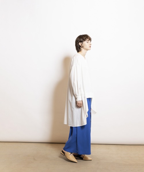 「OSMOSIS」 7分袖ブラウス ONE SIZE ブラック レディース_画像8