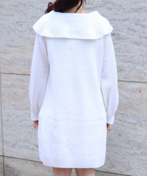 axes femme チュニック スカート W編み上げニットチュニック | axes femme -outlet- | axes femme