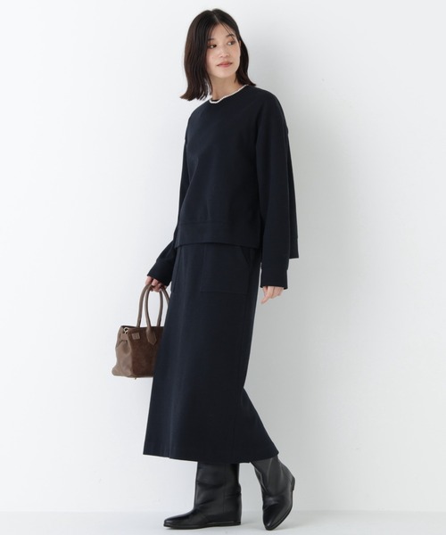 ヒューマンウーマン（human woman）/◆ニードルパンチプルオーバースカート human woman（ヒューマンウーマン） スカート ニードルパンチプル