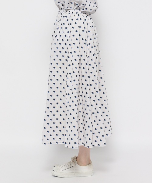 「ichi」 フレアスカート FREE ナチュラル レディース_画像9