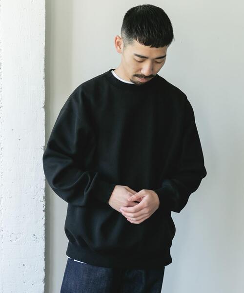 【JUUN.J】ティカラワッフルニット ロングスリーブ - ブラック URBAN RESEARCH DOORS（アーバンリサーチドアーズ） tシャツ ワッフル