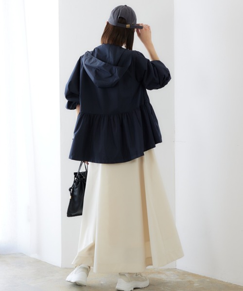 「RIRIYANO」 マウンテンパーカー LARGE ブラック レディース_画像8