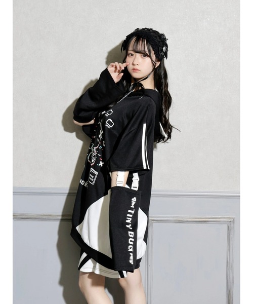 NOEMIE（ノエミー） パーカー サイバーにゃんにゃんジャージパーカー